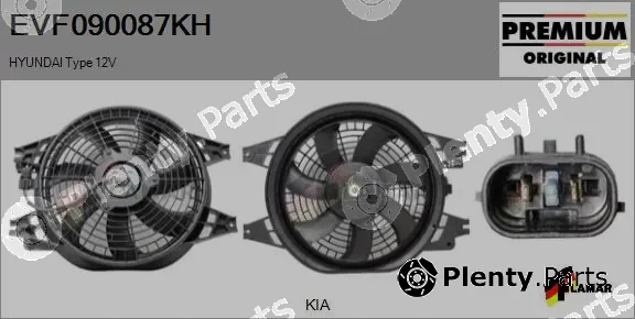 Flamar EVF090087KH — Electric Motor, radiator fan