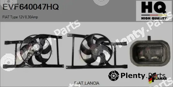 Flamar EVF640047HQ — Electric Motor, radiator fan