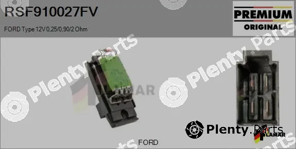 Flamar RSF910027FV — Resistor, interior blower