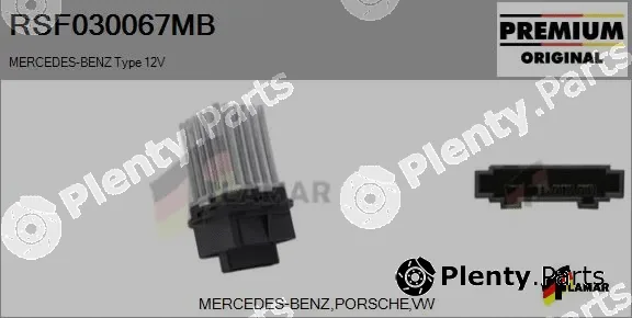 Flamar RSF030067MB — Resistor, interior blower