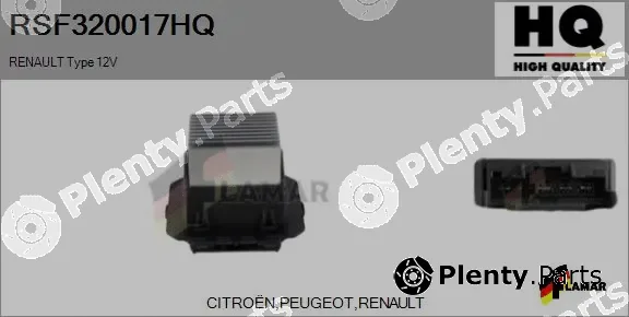 Flamar RSF320017HQ — Resistor, interior blower