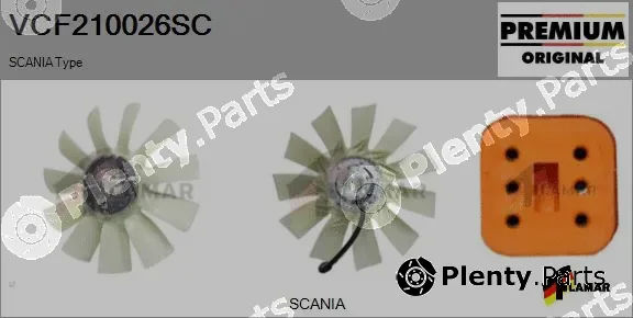Flamar VCF210026SC — Clutch, radiator fan