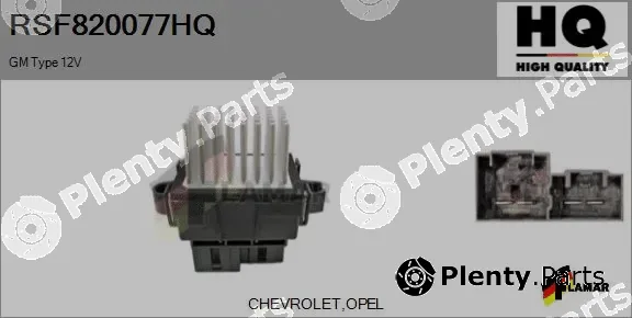 Flamar RSF820077HQ — Resistor, interior blower