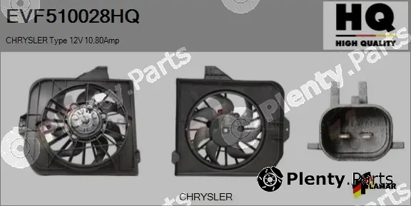 Flamar EVF510028HQ — Electric Motor, radiator fan