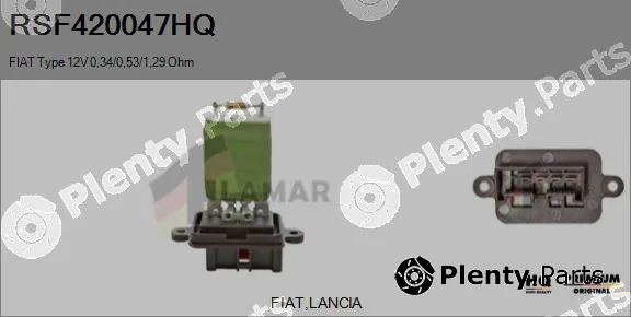 Flamar RSF420047HQ — Resistor, interior blower