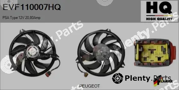 Flamar EVF110007HQ — Electric Motor, radiator fan