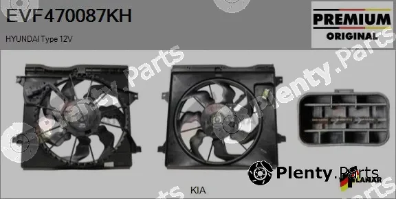 Flamar EVF470087KH — Electric Motor, radiator fan