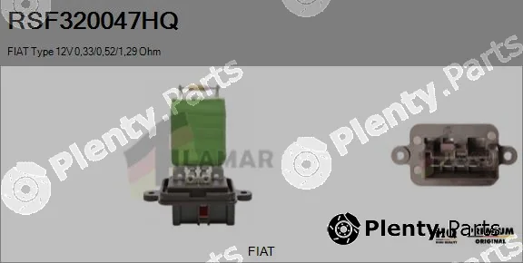 Flamar RSF320047HQ — Resistor, interior blower