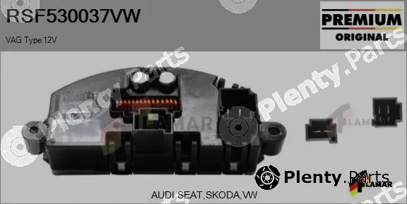 Flamar RSF530037VW — Resistor, interior blower