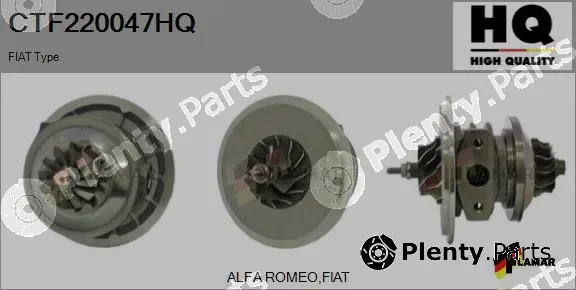 Flamar CTF220047HQ — Core assembly, turbocharger