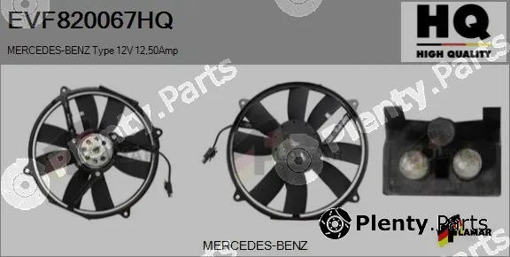 Flamar EVF820067HQ — Electric Motor, radiator fan