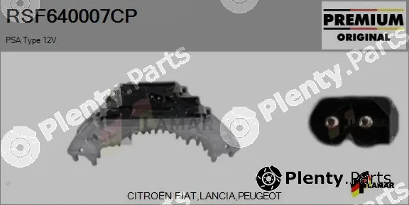 Flamar RSF640007CP — Resistor, interior blower
