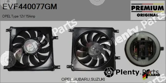 Flamar EVF440077GM — Electric Motor, radiator fan