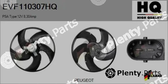 Flamar EVF110307HQ — Fan, engine cooling