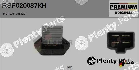 Flamar RSF020087KH — Resistor, interior blower