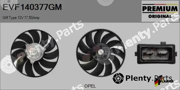 Flamar EVF140377GM — Fan, engine cooling