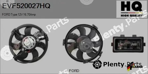 Flamar EVF520027HQ — Electric Motor, radiator fan