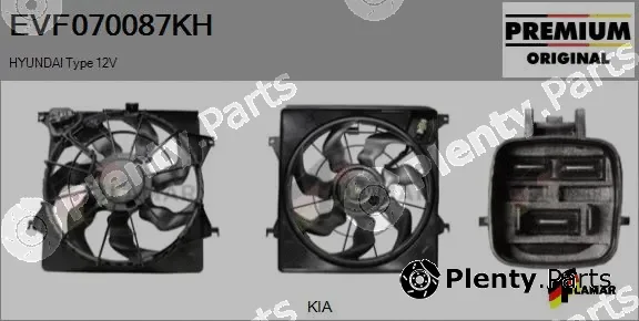 Flamar EVF070087KH — Electric Motor, radiator fan