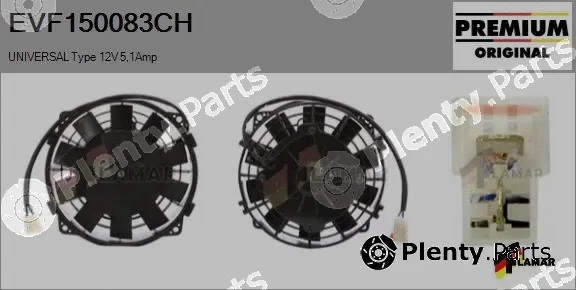 Flamar EVF150083CH — Electric Motor, radiator fan