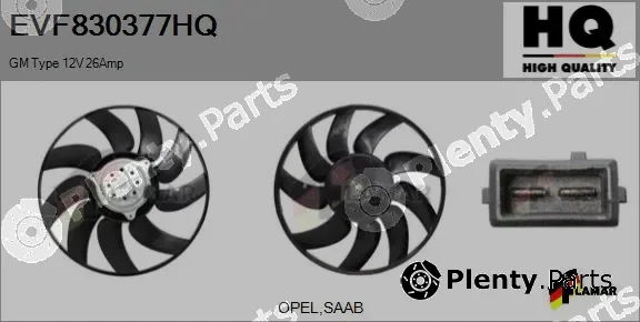 Flamar EVF830377HQ — Fan, engine cooling