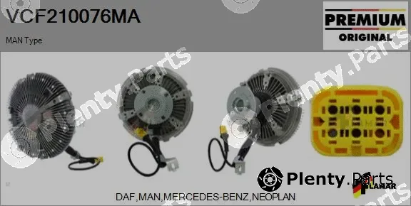 Flamar VCF210076MA — Clutch, radiator fan