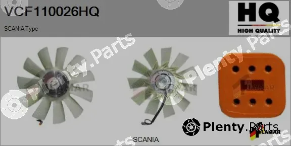 Flamar VCF110026HQ — Clutch, radiator fan