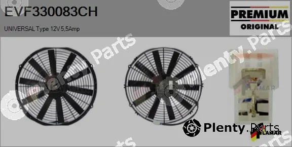 Flamar EVF330083CH — Electric Motor, radiator fan