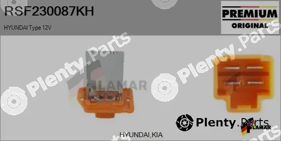 Flamar RSF230087KH — Resistor, interior blower