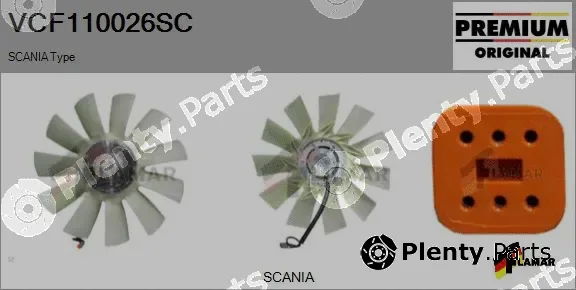 Flamar VCF110026SC — Clutch, radiator fan