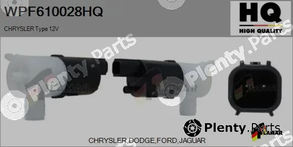Flamar WPF610028HQ — Washer Fluid Pump, window cleaning