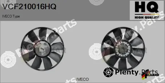 Flamar VCF210016HQ — Clutch, radiator fan