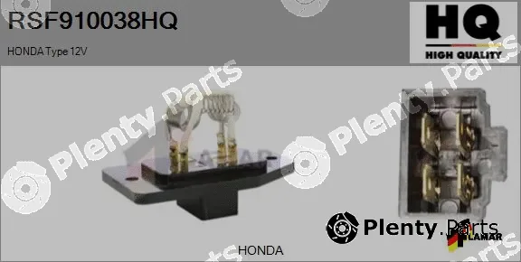 Flamar RSF910038HQ — Resistor, interior blower