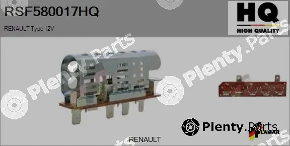 Flamar RSF580017HQ — Resistor, interior blower