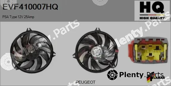 Flamar EVF410007HQ — Electric Motor, radiator fan