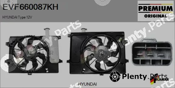 Flamar EVF660087KH — Electric Motor, radiator fan