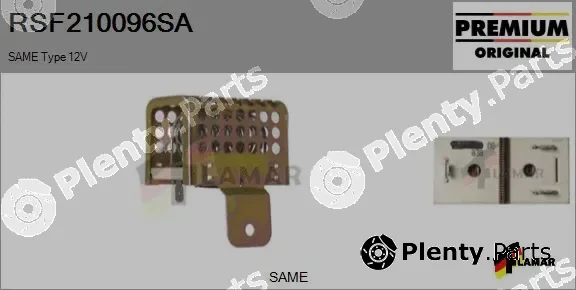 Flamar RSF210096SA — Resistor, interior blower