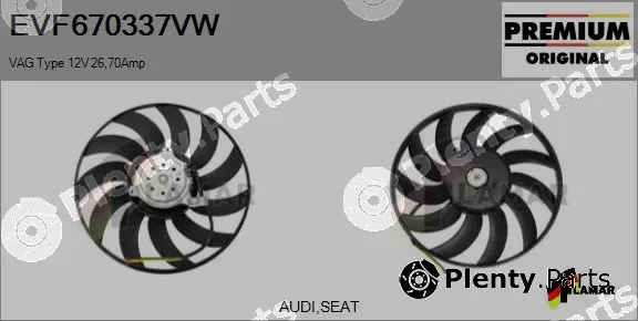 Flamar EVF670337VW — Fan, engine cooling