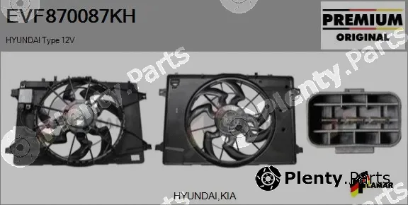 Flamar EVF870087KH — Electric Motor, radiator fan