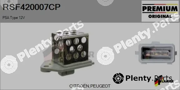 Flamar RSF420007CP — Series resistor, electric motor (radiator fan)