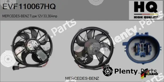 Flamar EVF110067HQ — Electric Motor, radiator fan