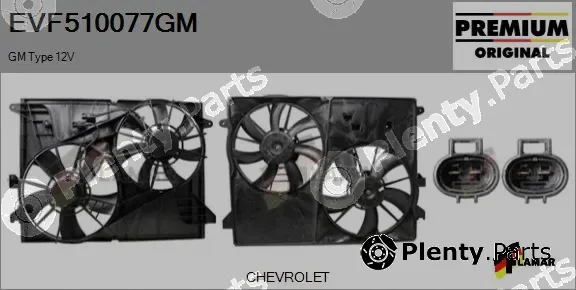 Flamar EVF510077GM — Electric Motor, radiator fan