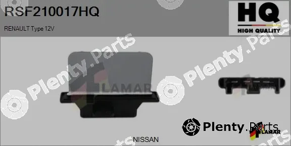 Flamar RSF210017HQ — Resistor, interior blower