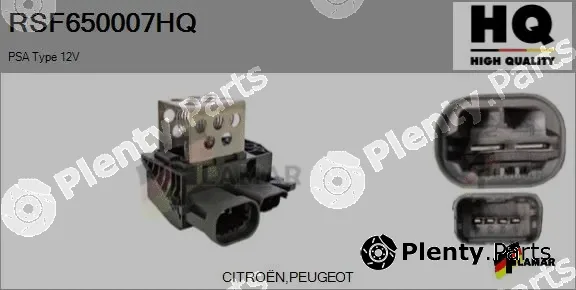Flamar RSF650007HQ — Series resistor, electric motor (radiator fan)