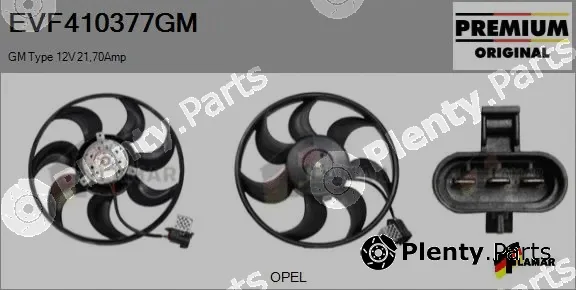 Flamar EVF410377GM — Fan, engine cooling