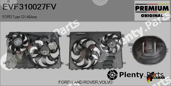 Flamar EVF310027FV — Electric Motor, radiator fan