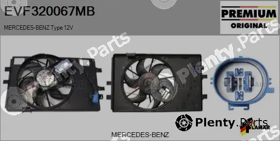 Flamar EVF320067MB — Electric Motor, radiator fan