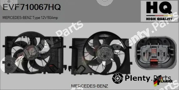 Flamar EVF710067HQ — Electric Motor, radiator fan