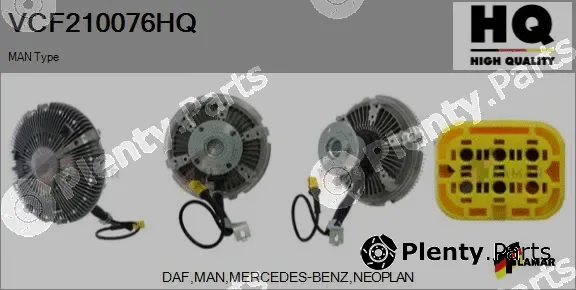 Flamar VCF210076HQ — Clutch, radiator fan