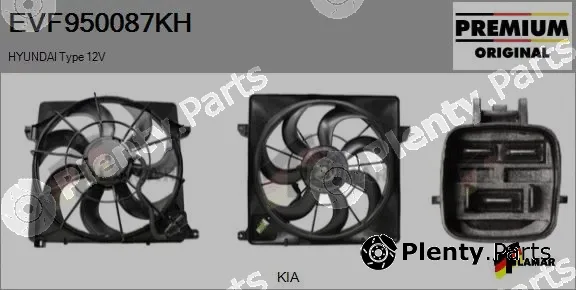 Flamar EVF950087KH — Electric Motor, radiator fan