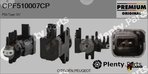 Flamar CPF510007CP — Pressure Converter, exhaust control